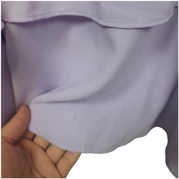 NWT Lulus Lively Evenings Lavender Strappy Tiered Maxi Dress XL Fairy Flowy - Picture 8 of 15